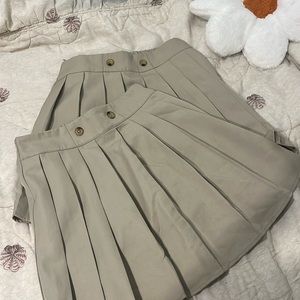 Womens French Toast Khaki Skirts